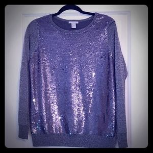 H&M sequin sweater, size L